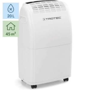 Dezumidificator Trotec TTK75E, 20 l / zi, 192mc/h, Higrostat integrat reglabil, Pentru spatii de pana la 45mp, Uscare rapida